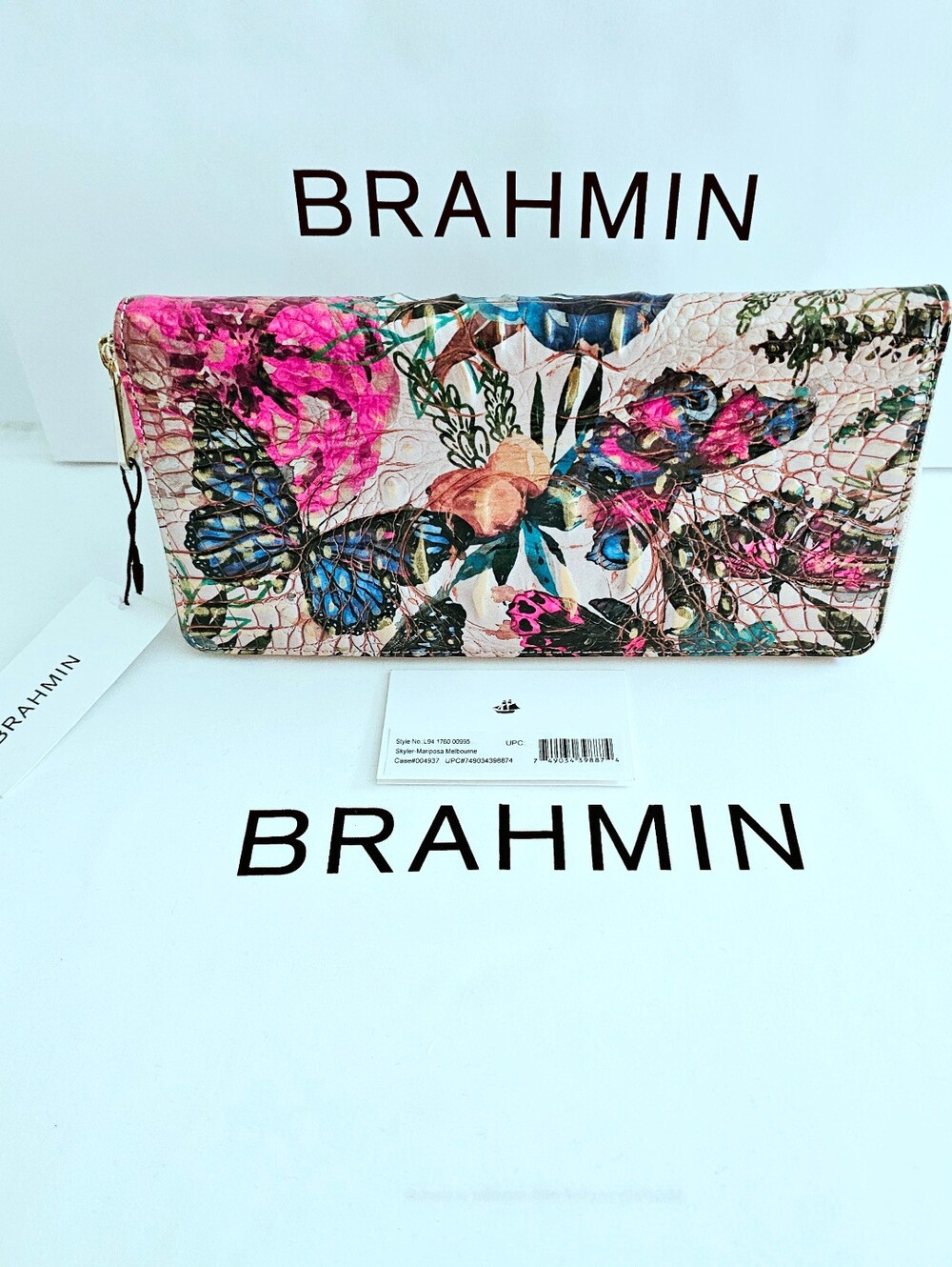 NWT Brahmin MARIPOSA Skyler Clutch